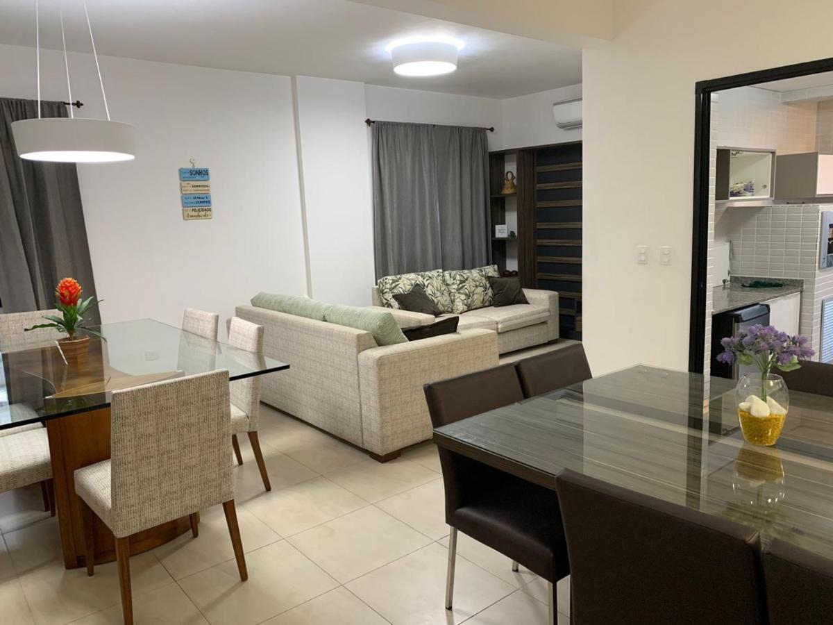 Appartamento Flat em Pitangueiras - sacada gourmet, 3 dorms, limpeza diária e serv de praia Guarujá Esterno foto